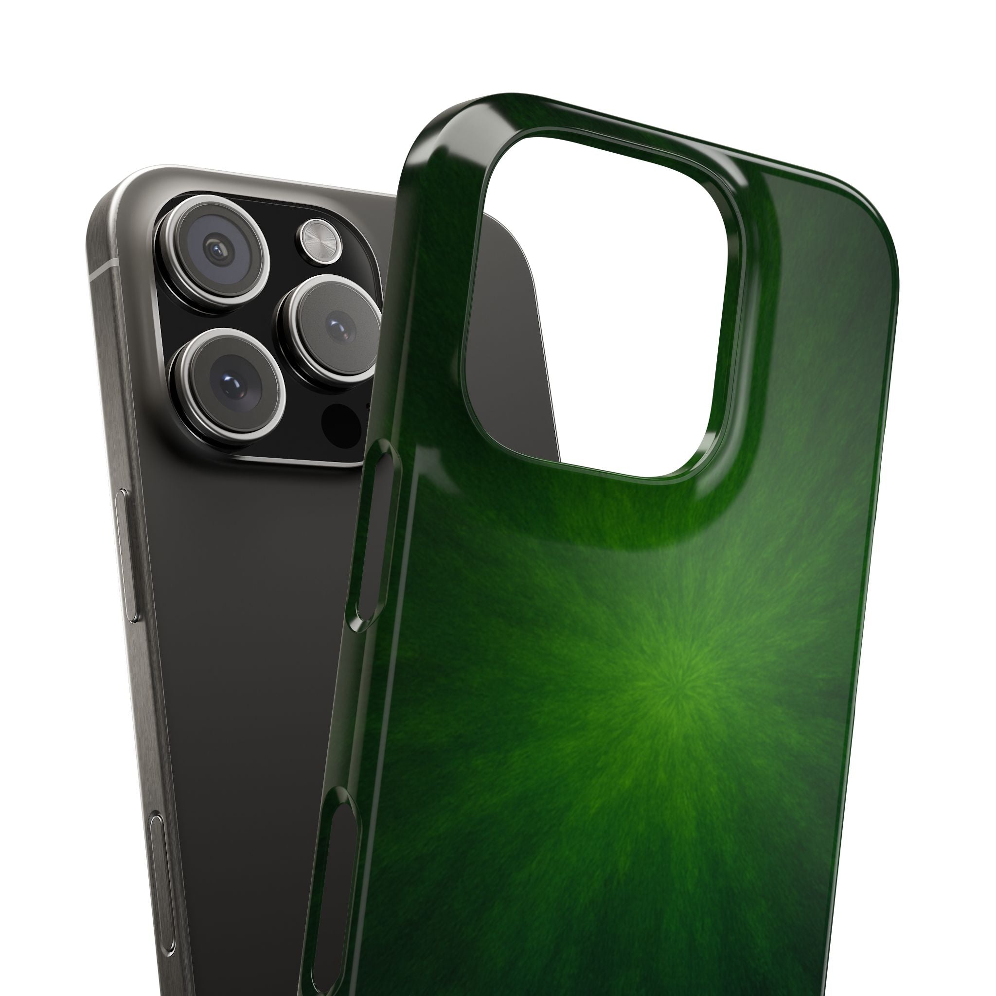 Slim Phone Case — Emerald Burst Gradient Slim Case