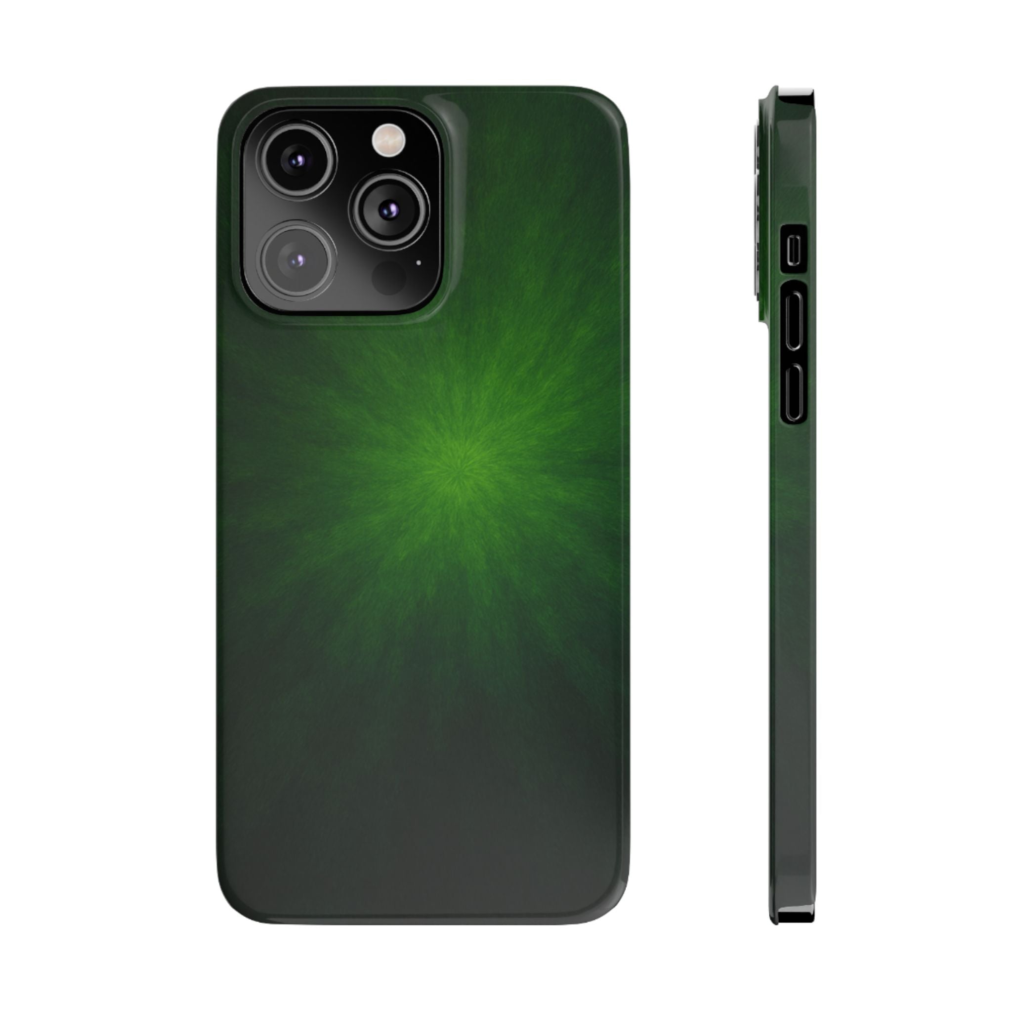 Slim Phone Case — Emerald Burst Gradient Slim Case