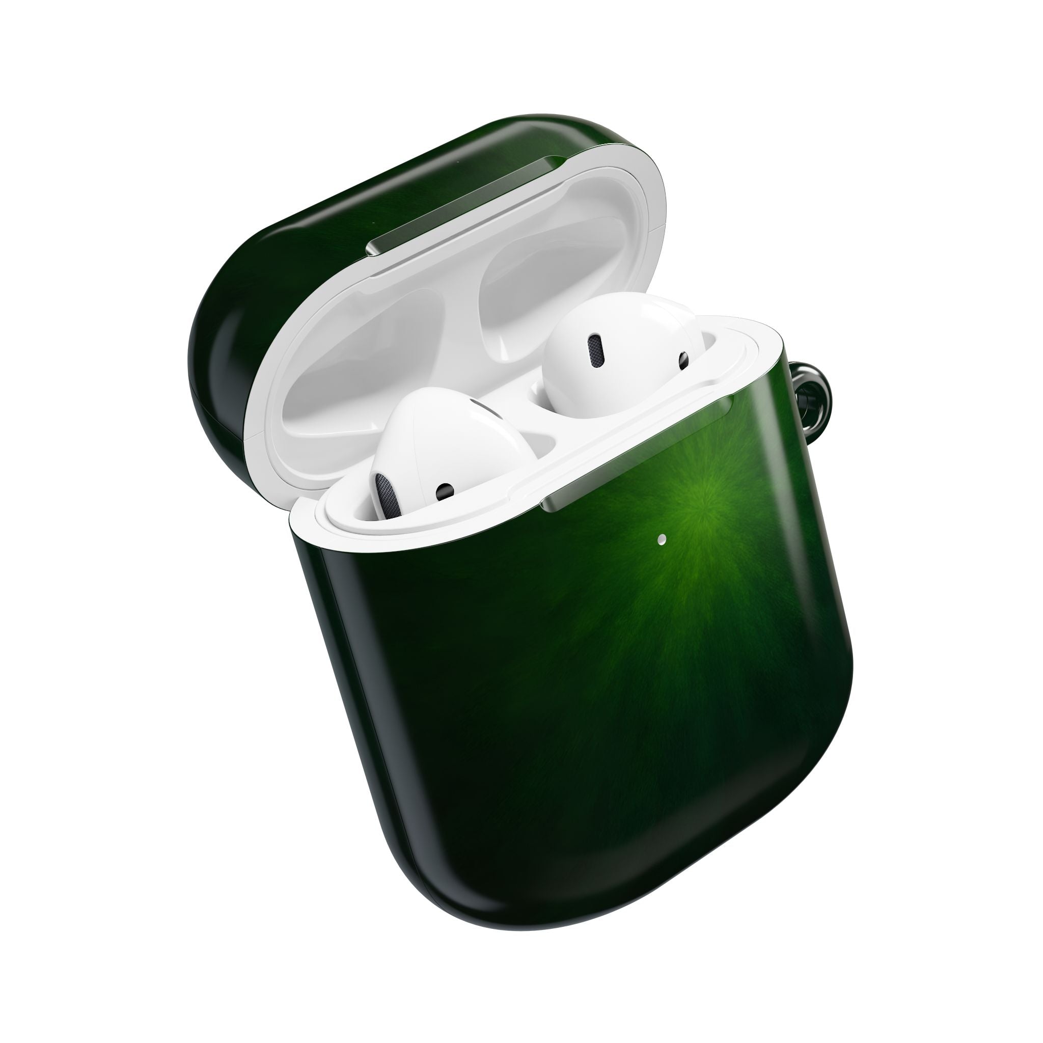 Green Aura AirPod Case — Glowing Emerald Protective Cover