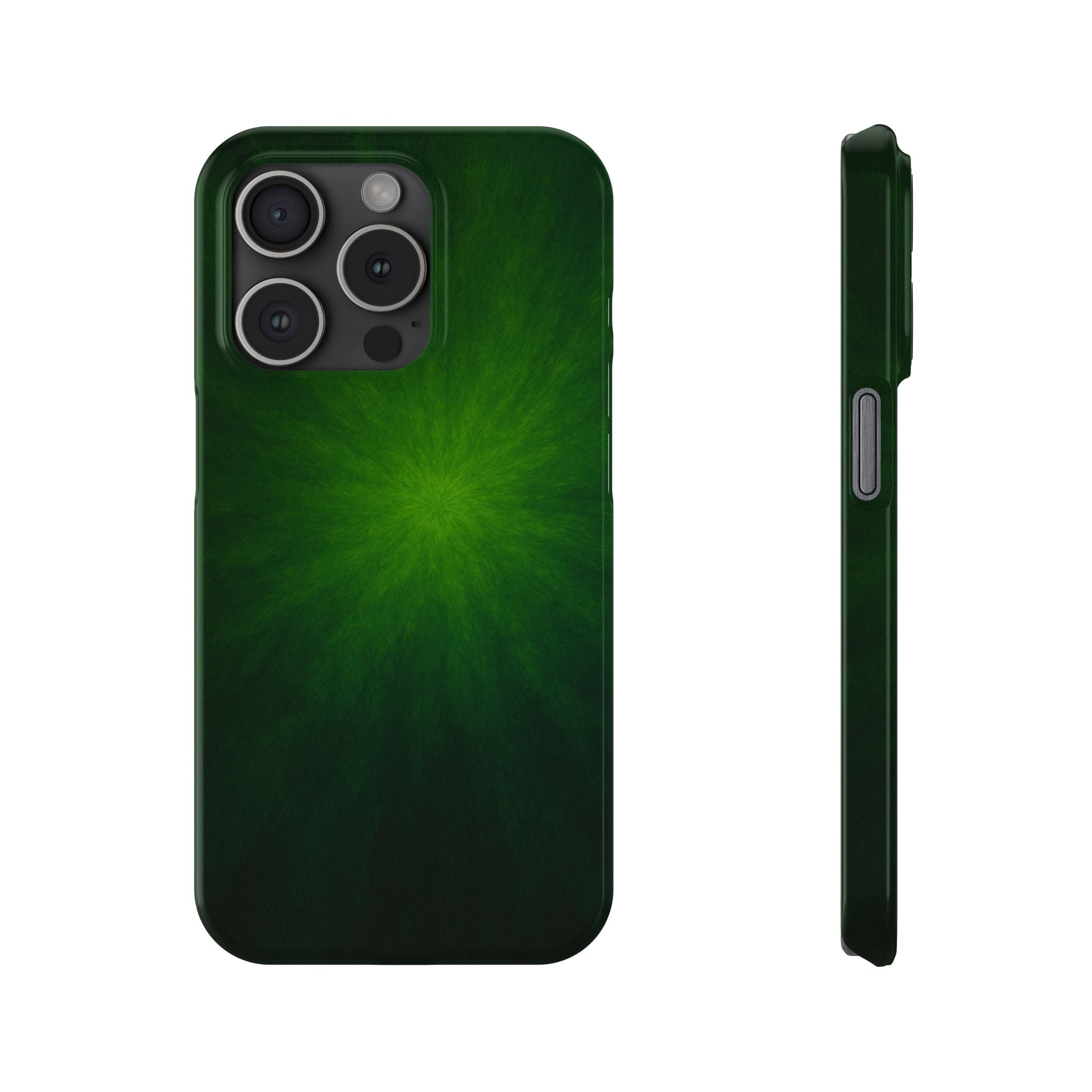 Slim Phone Case — Emerald Burst Gradient Slim Case