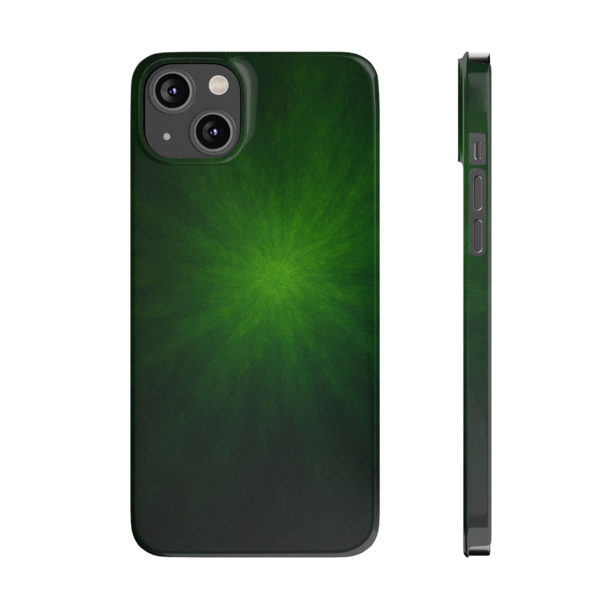 Slim Phone Case — Emerald Burst Gradient Slim Case