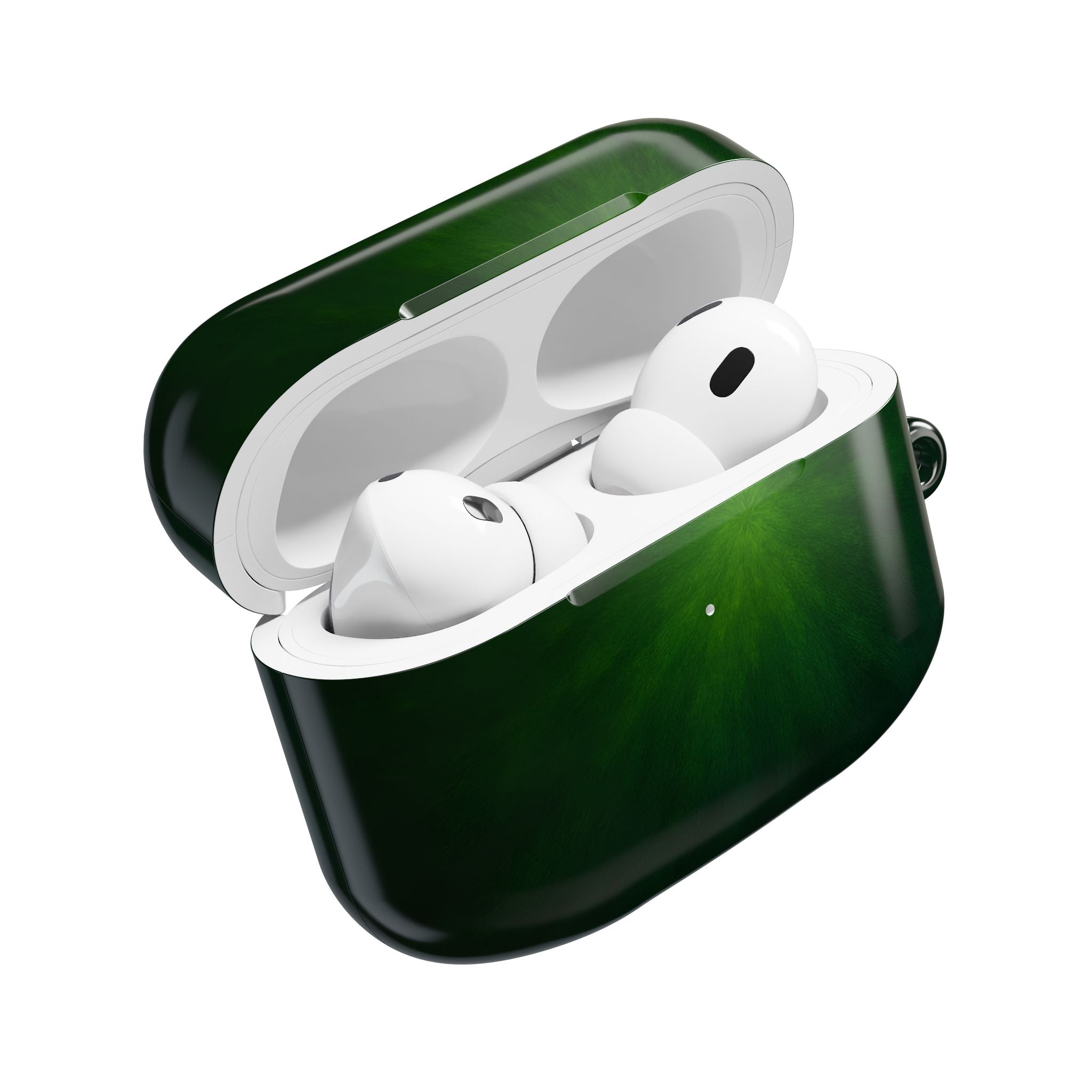 Green Aura AirPod Case — Glowing Emerald Protective Cover