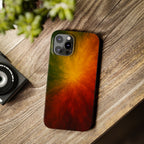 Autumn Burst Slim Phone Case — Fall Color Explosion Phone Cover