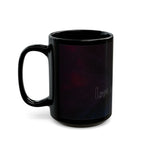 Aurora Night Black Mug — 'Light in Every Storm' Inspirational Coffee Cup (11oz, 15oz)