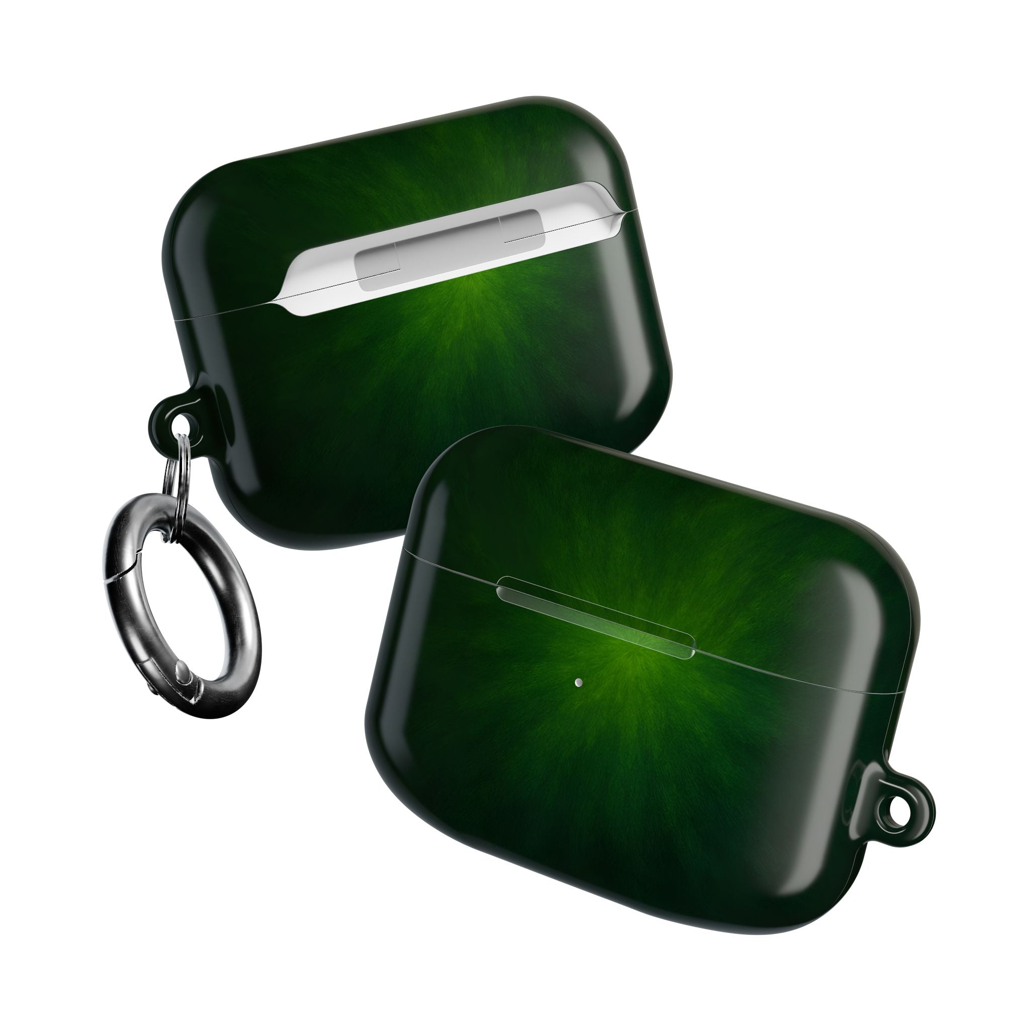 Green Aura AirPod Case — Glowing Emerald Protective Cover