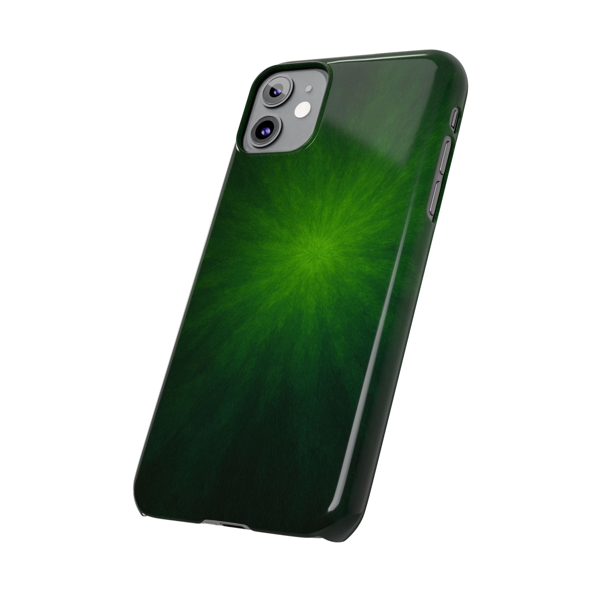 Slim Phone Case — Emerald Burst Gradient Slim Case