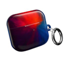 AirPod Case — Vivid Red & Blue Nebula Protective Cover