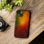 Autumn Burst Slim Phone Case — Fall Color Explosion Phone Cover