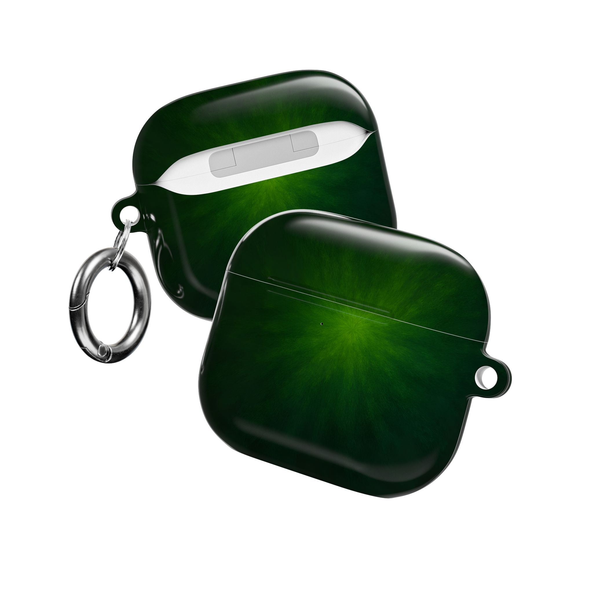 Green Aura AirPod Case — Glowing Emerald Protective Cover