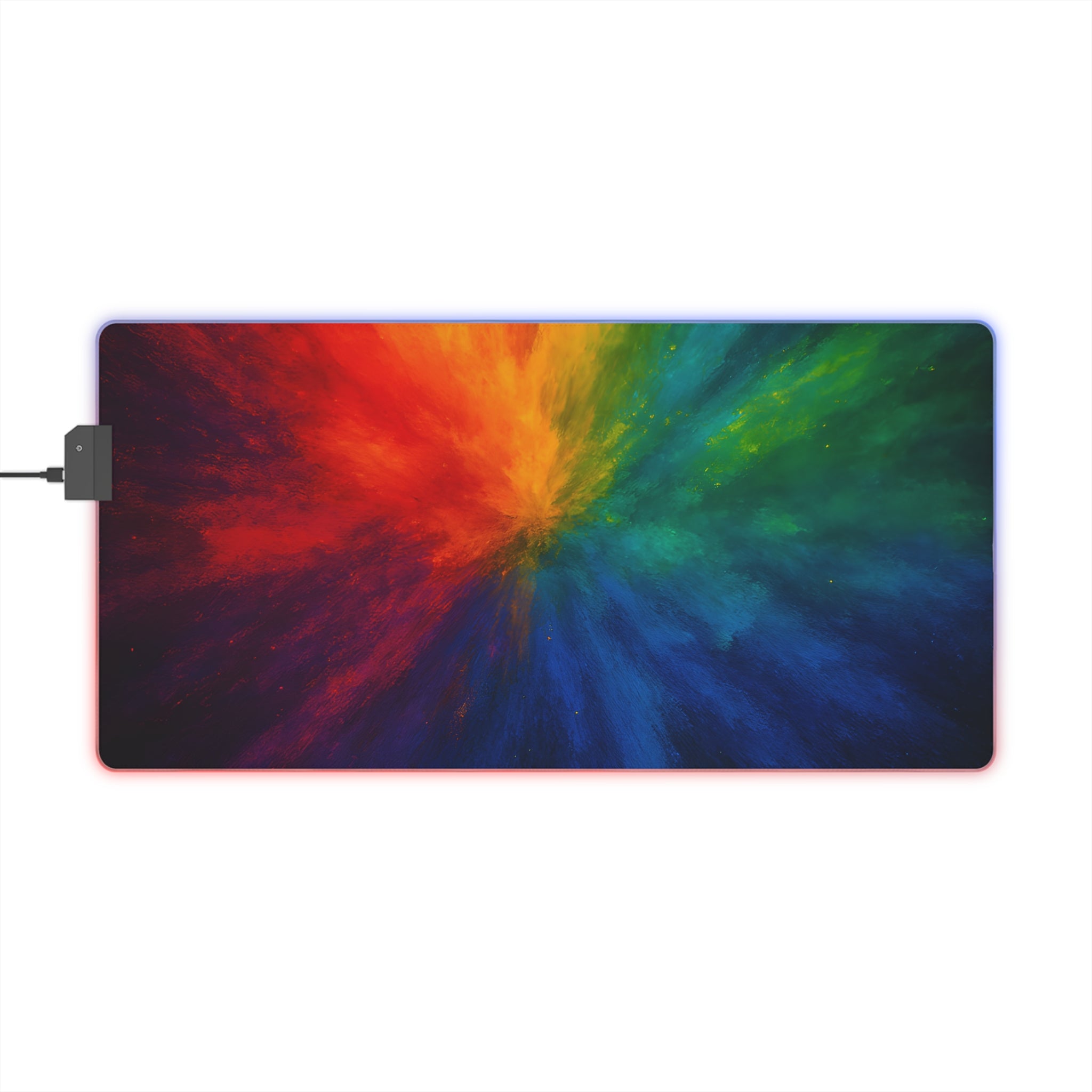 RGB Nebula LED Gaming Mouse Pad — Extended Desk Mat