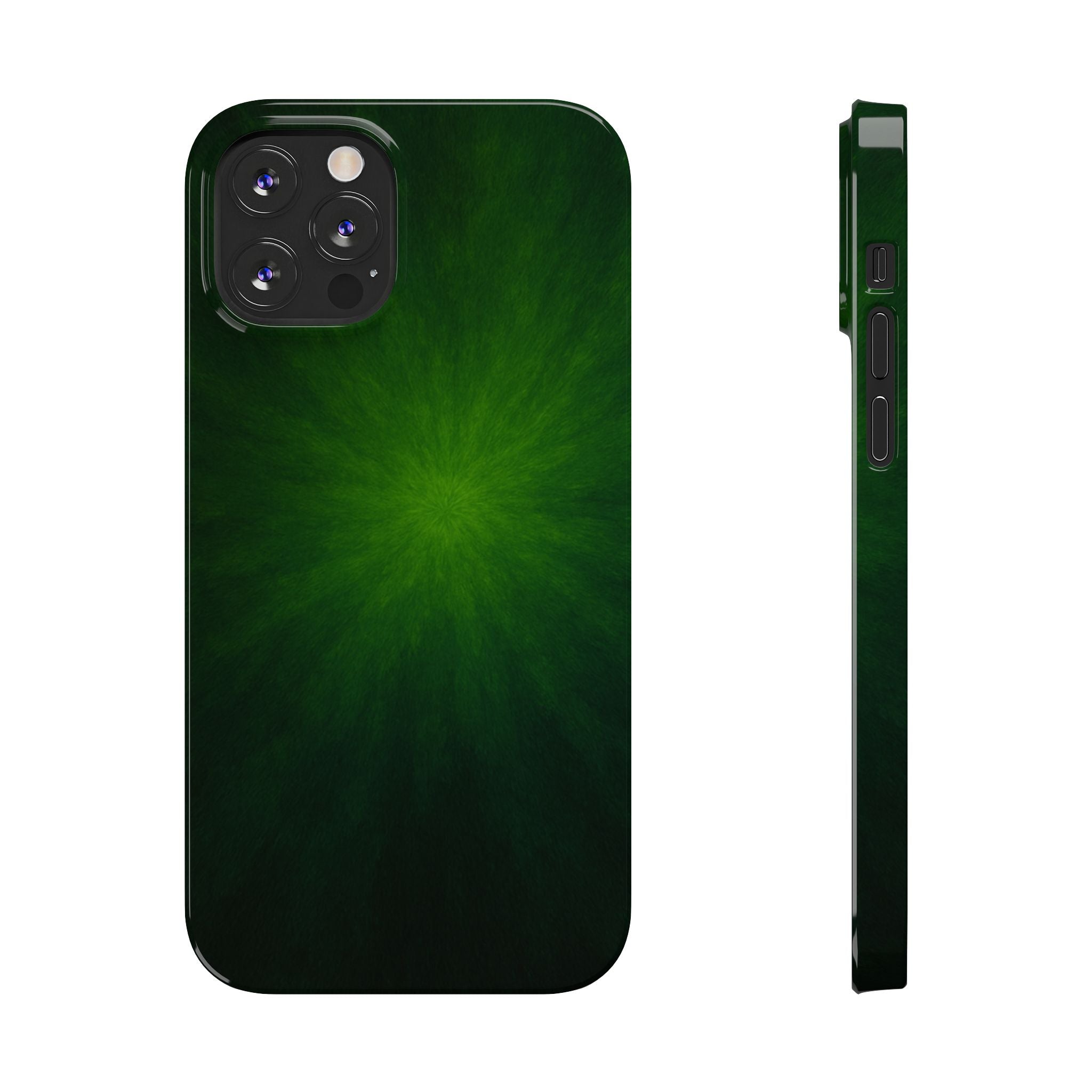 Slim Phone Case — Emerald Burst Gradient Slim Case