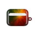 AirPod Case — Red Orange Green Nebula Protective Charging Case