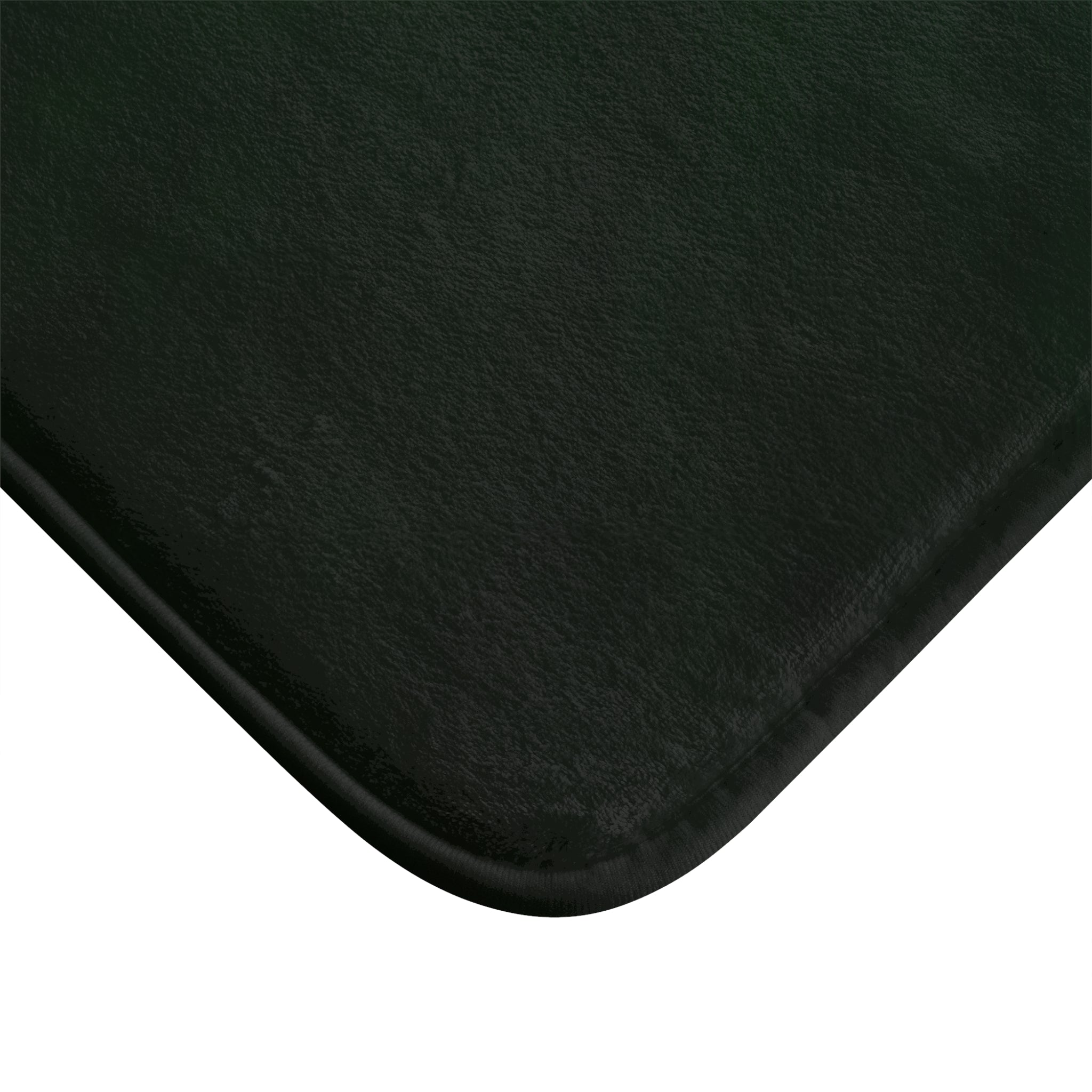 Emerald Glow Bath Mat — Soft Non-Slip Bathroom Rug with Subtle Green Radiant Center