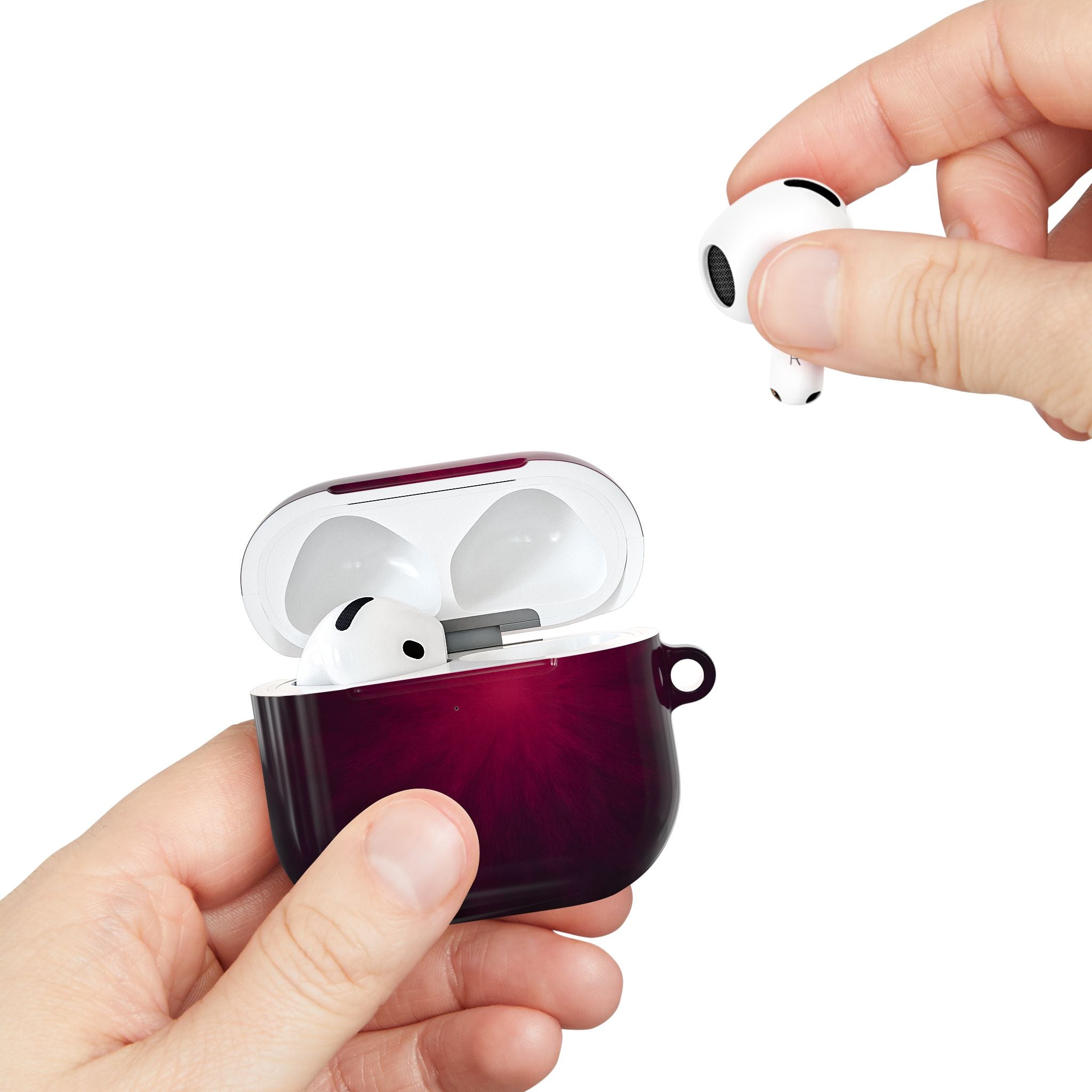 Burgundy Burst AirPod Case