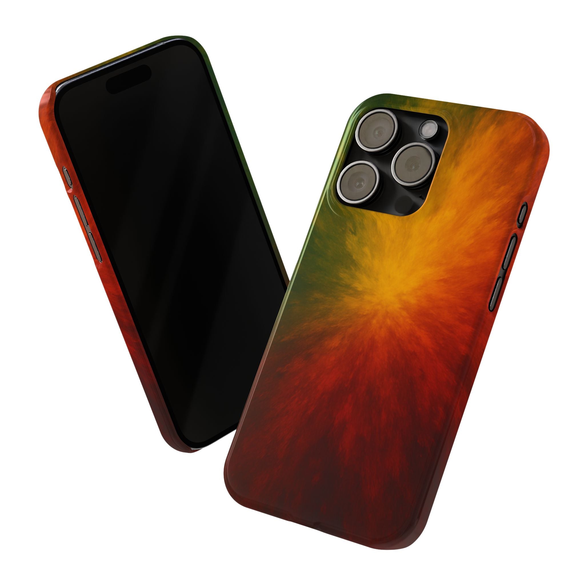 Autumn Burst Slim Phone Case — Fall Color Explosion Phone Cover