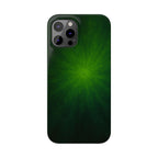 Slim Phone Case — Emerald Burst Gradient Slim Case