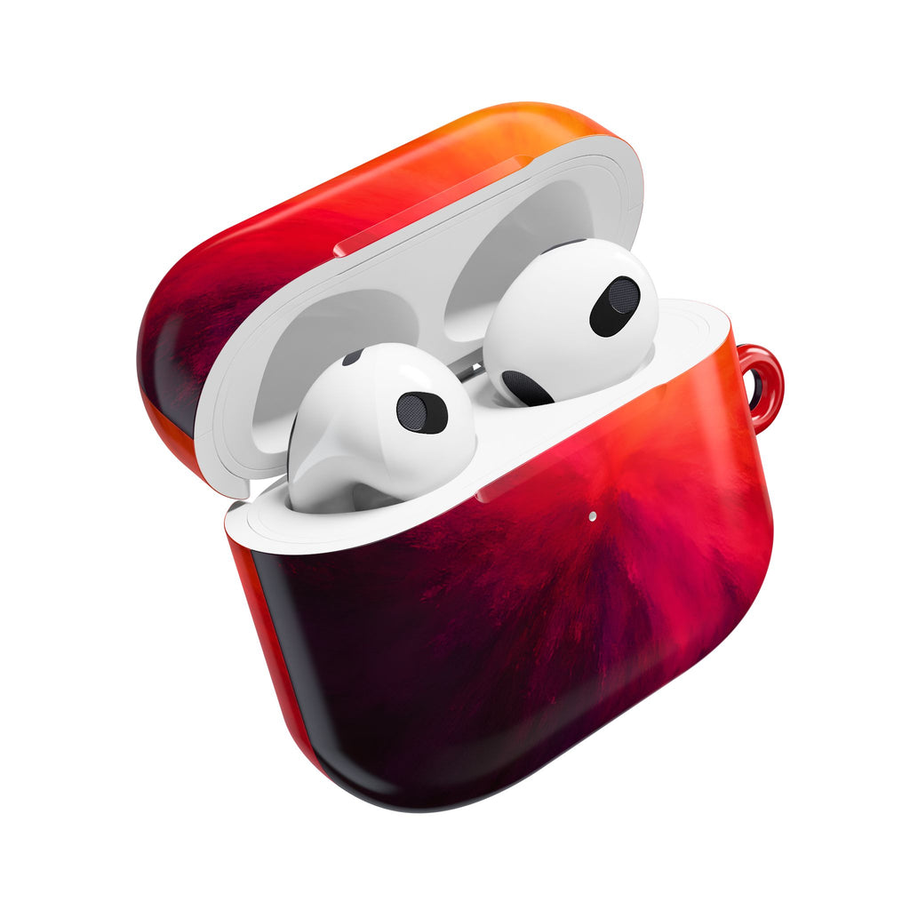AirPod Case — Red Orange Nebula Protective Cover