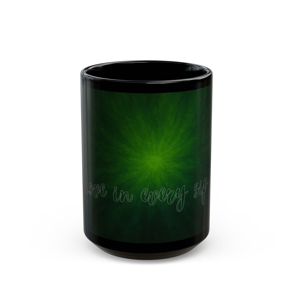 Green Aura Mug — Mystical Glow Coffee Cup (11oz & 15oz)