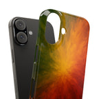 Autumn Burst Slim Phone Case — Fall Color Explosion Phone Cover