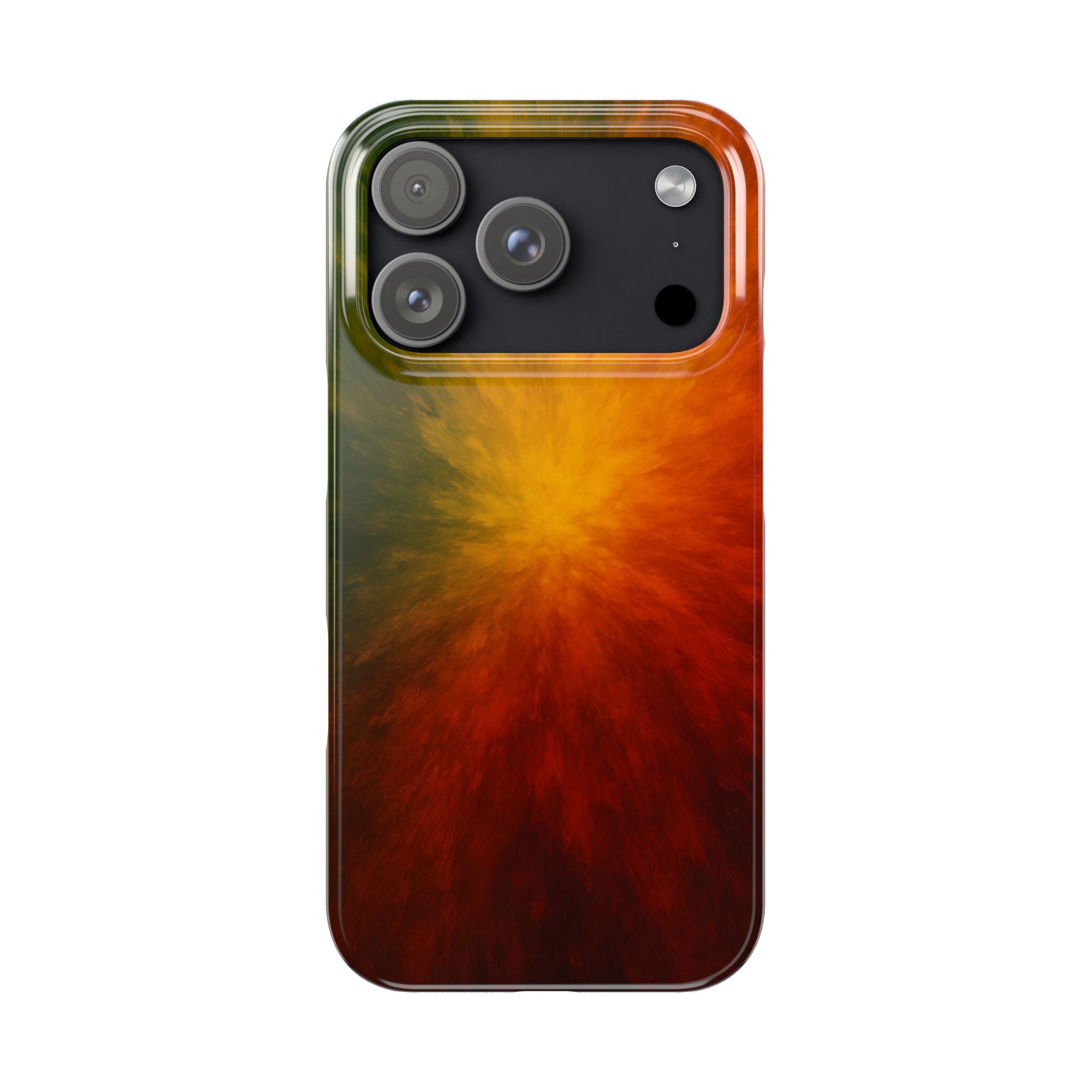 Autumn Burst Slim Phone Case — Fall Color Explosion Phone Cover