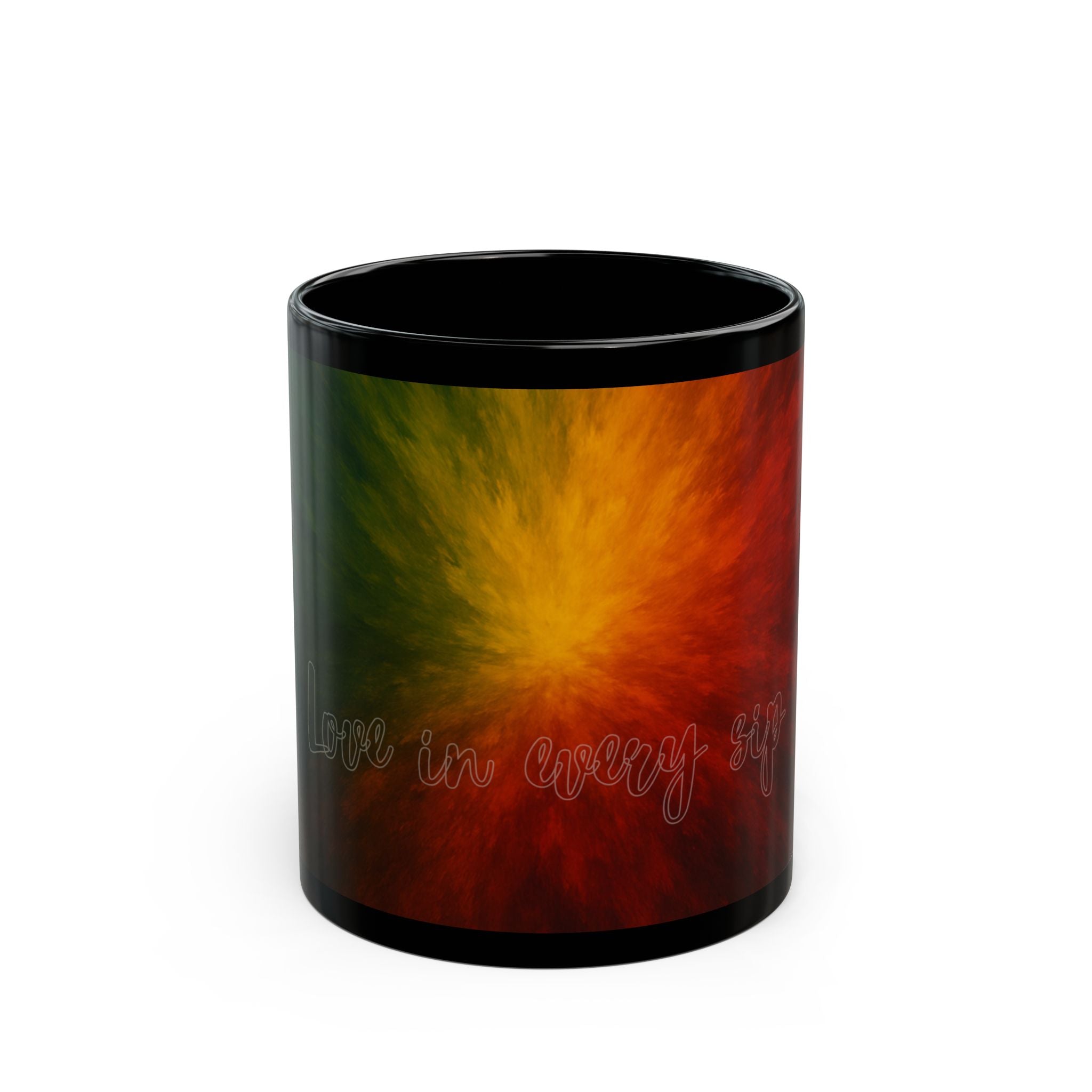 Galaxy Nebula Black Mug — Colorful Cosmic Coffee Cup (11oz & 15oz)