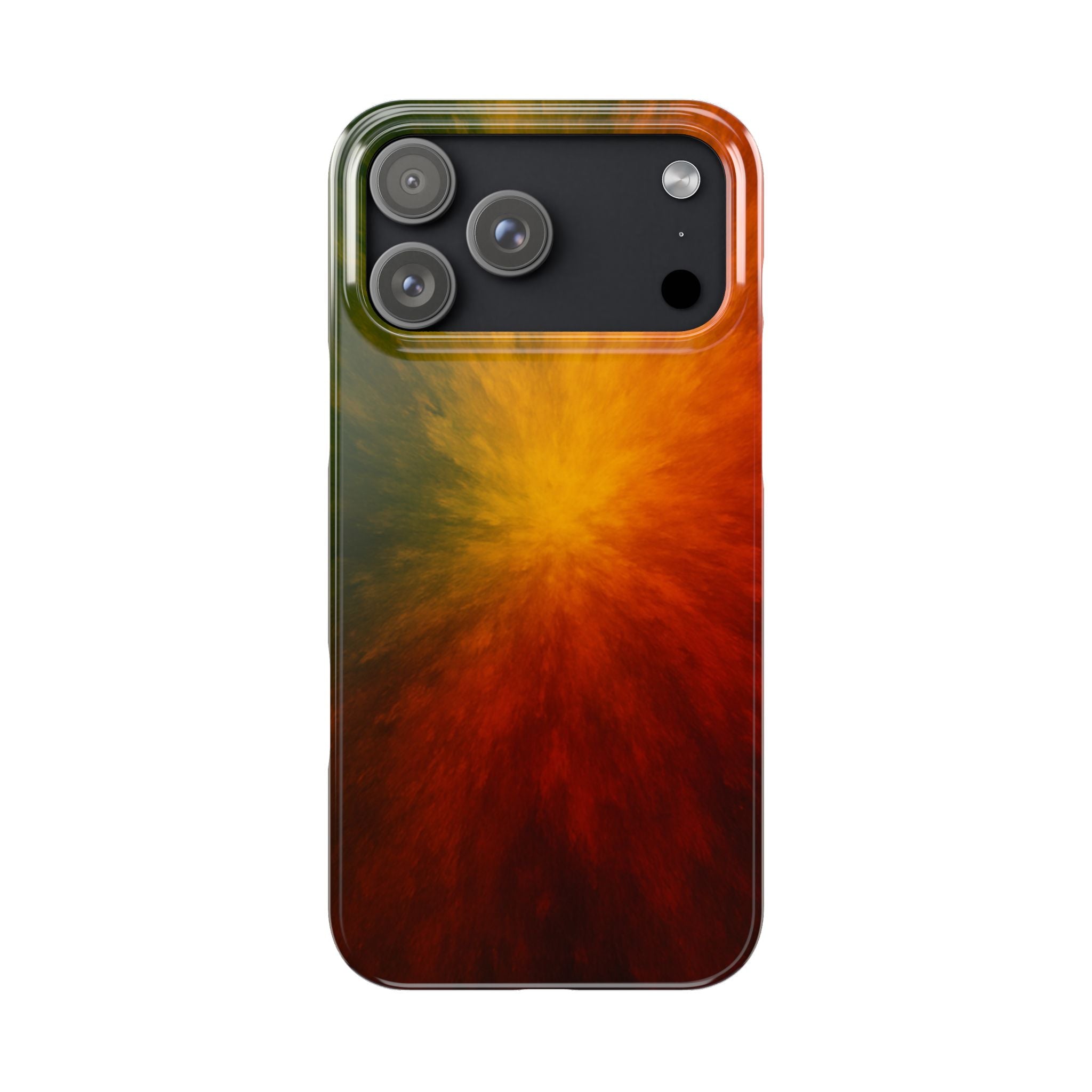 Autumn Burst Slim Phone Case — Fall Color Explosion Phone Cover