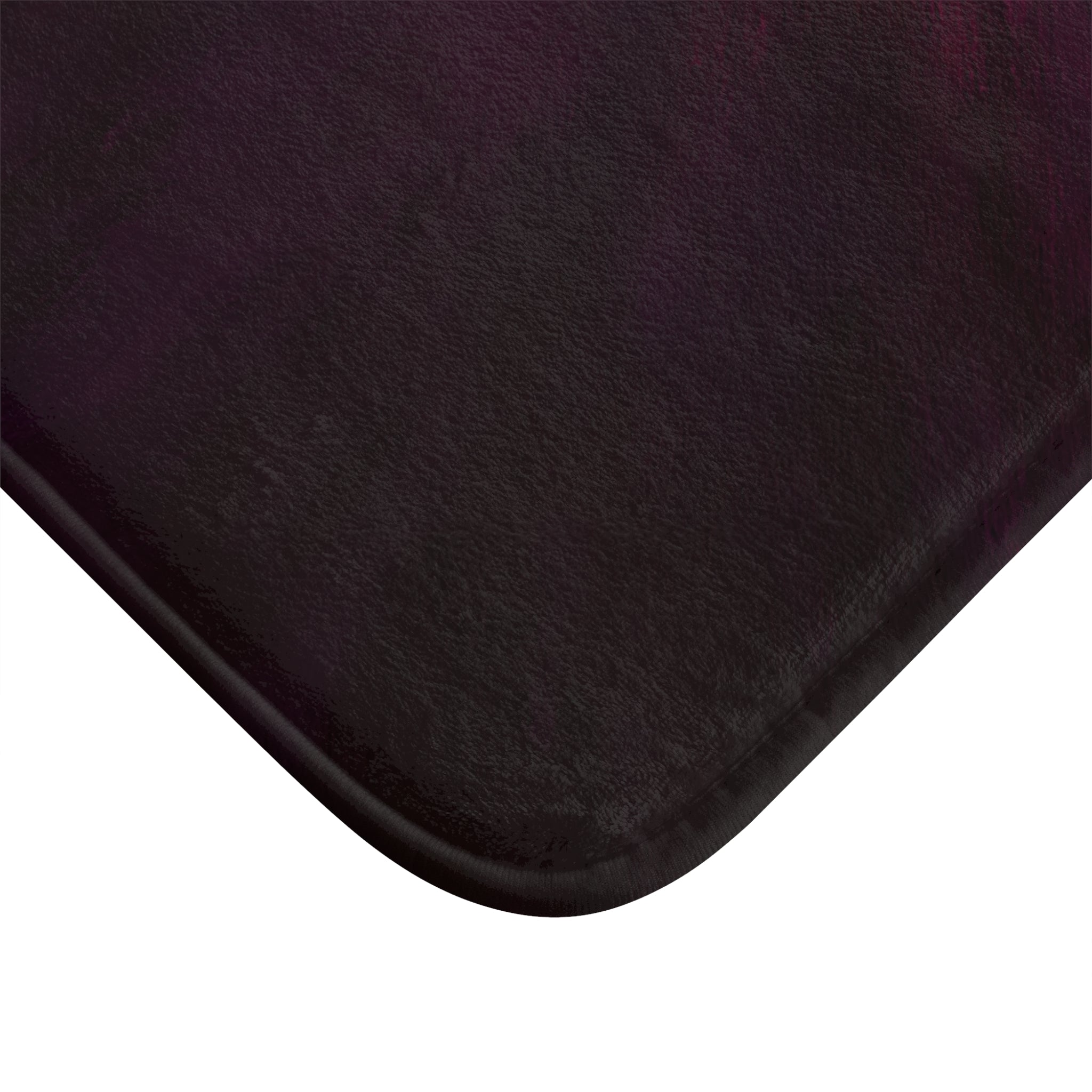 Fiery Nebula Bath Mat — Vibrant Red Orange Abstract Bathroom Rug