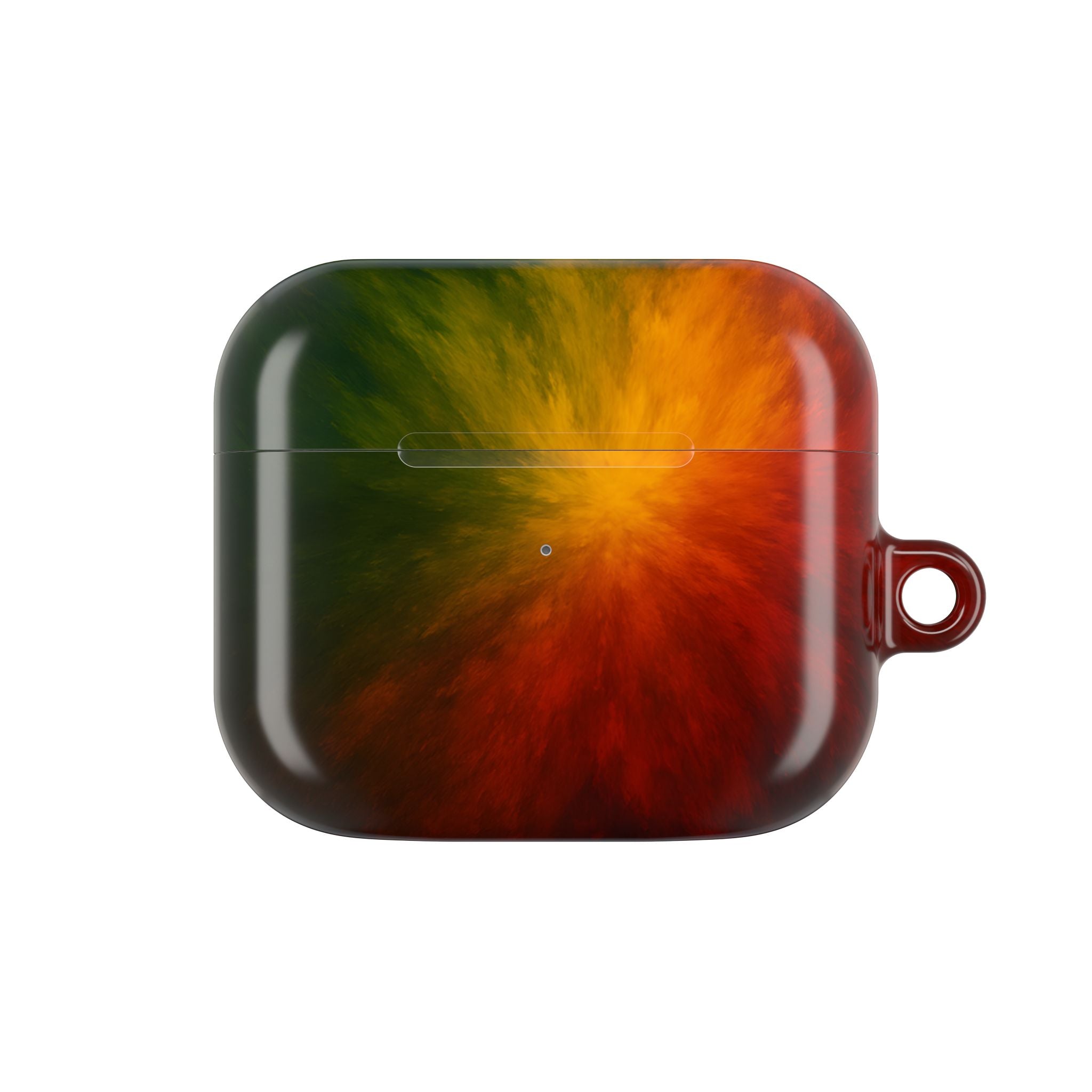 AirPod Case — Red Orange Green Nebula Protective Charging Case
