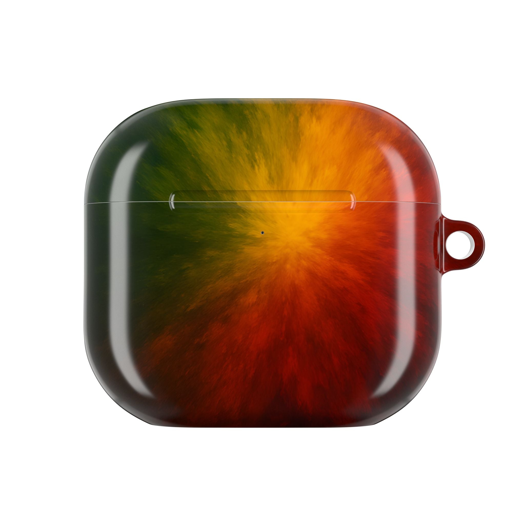 AirPod Case — Red Orange Green Nebula Protective Charging Case
