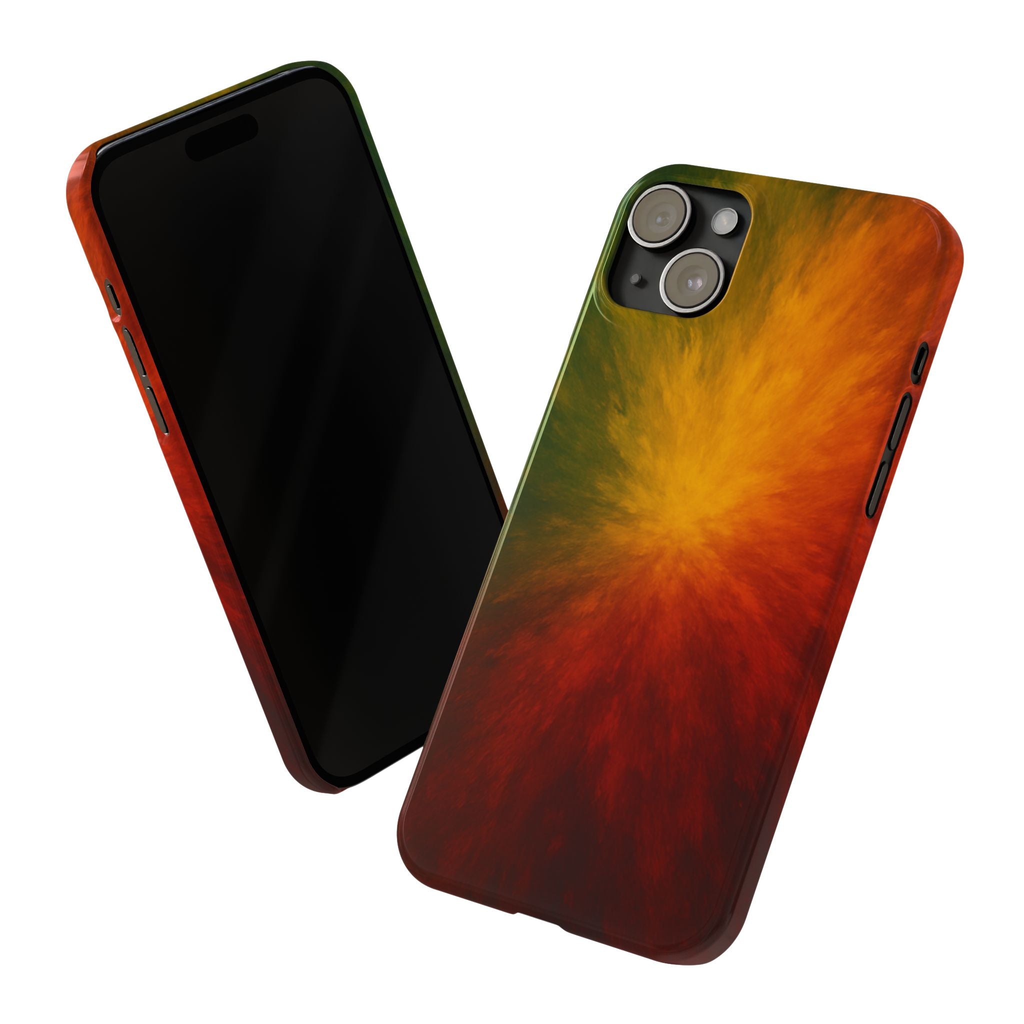 Autumn Burst Slim Phone Case — Fall Color Explosion Phone Cover
