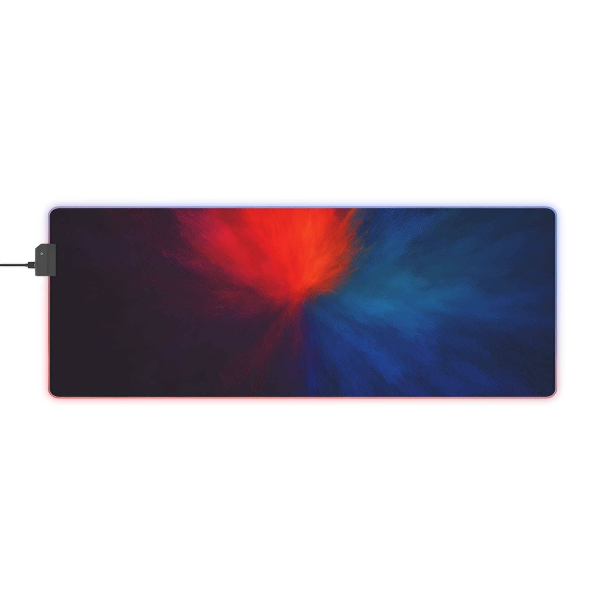 RGB Nebula LED Gaming Mouse Pad — Extended Desk Mat for PC Gamers