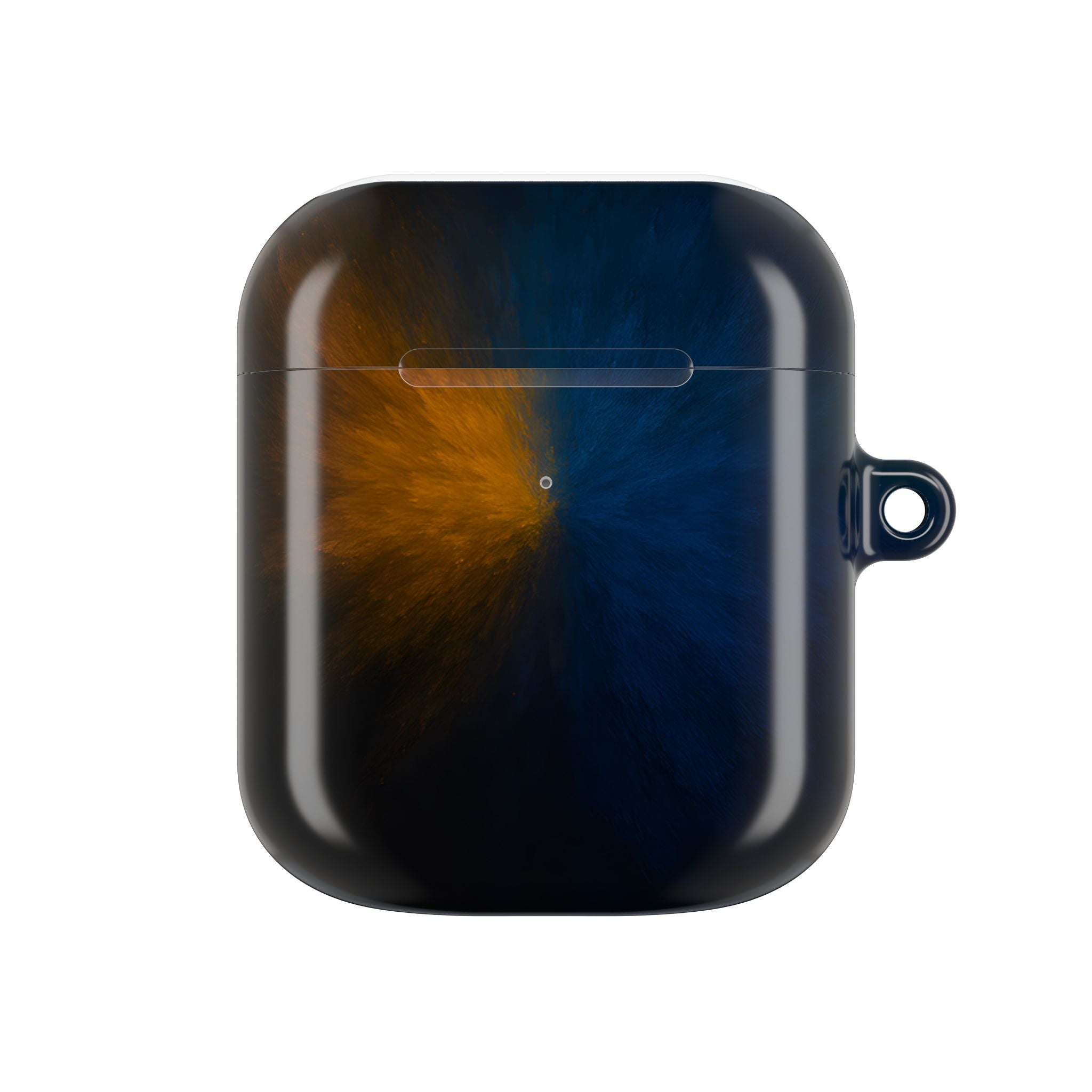 AirPod Case — Blue & Orange Nebula Protective Cover