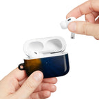 AirPod Case — Blue & Orange Nebula Protective Cover