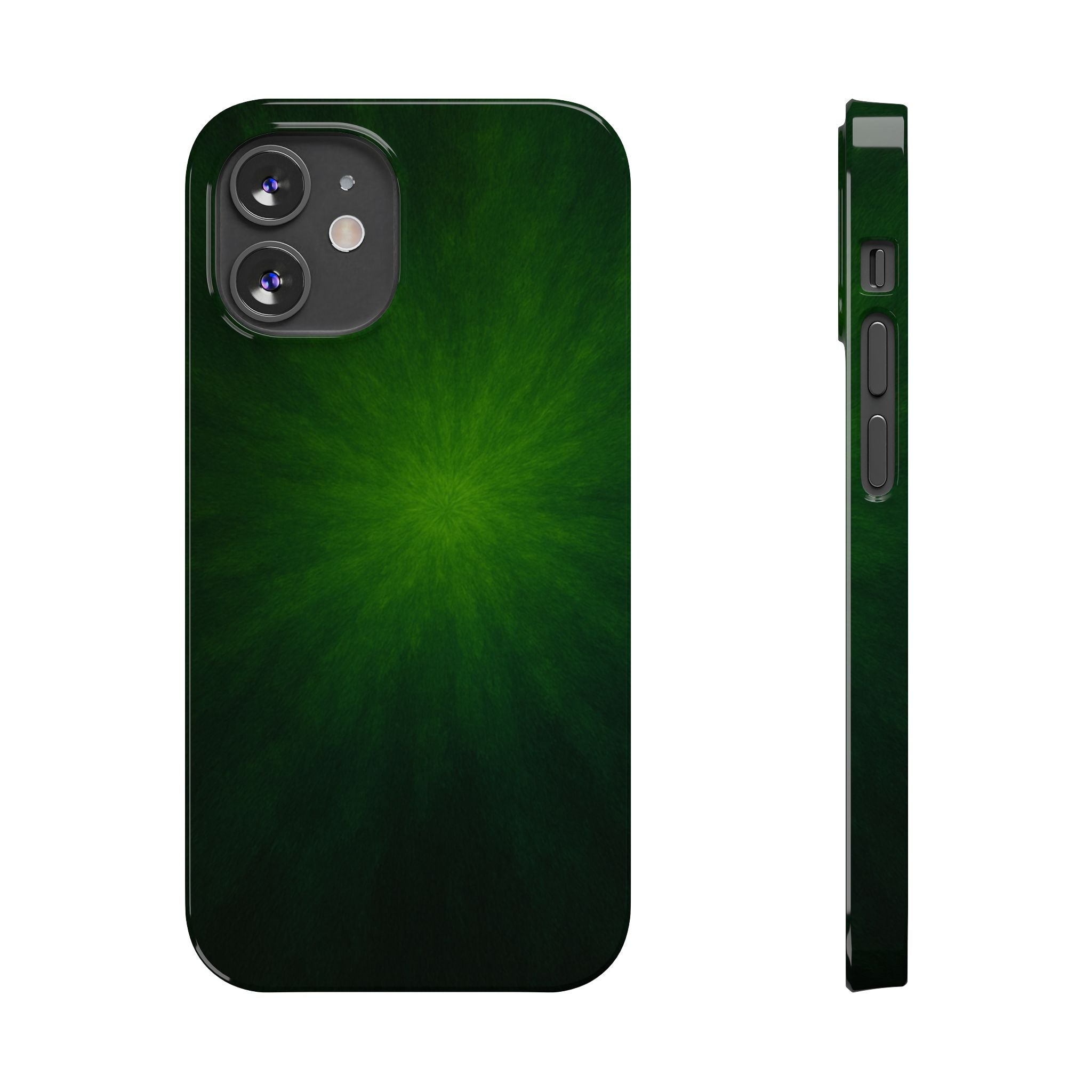 Slim Phone Case — Emerald Burst Gradient Slim Case