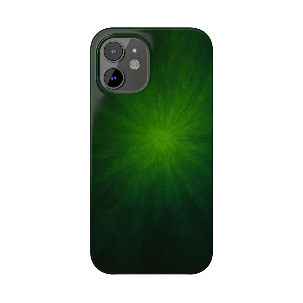 Slim Phone Case — Emerald Burst Gradient Slim Case