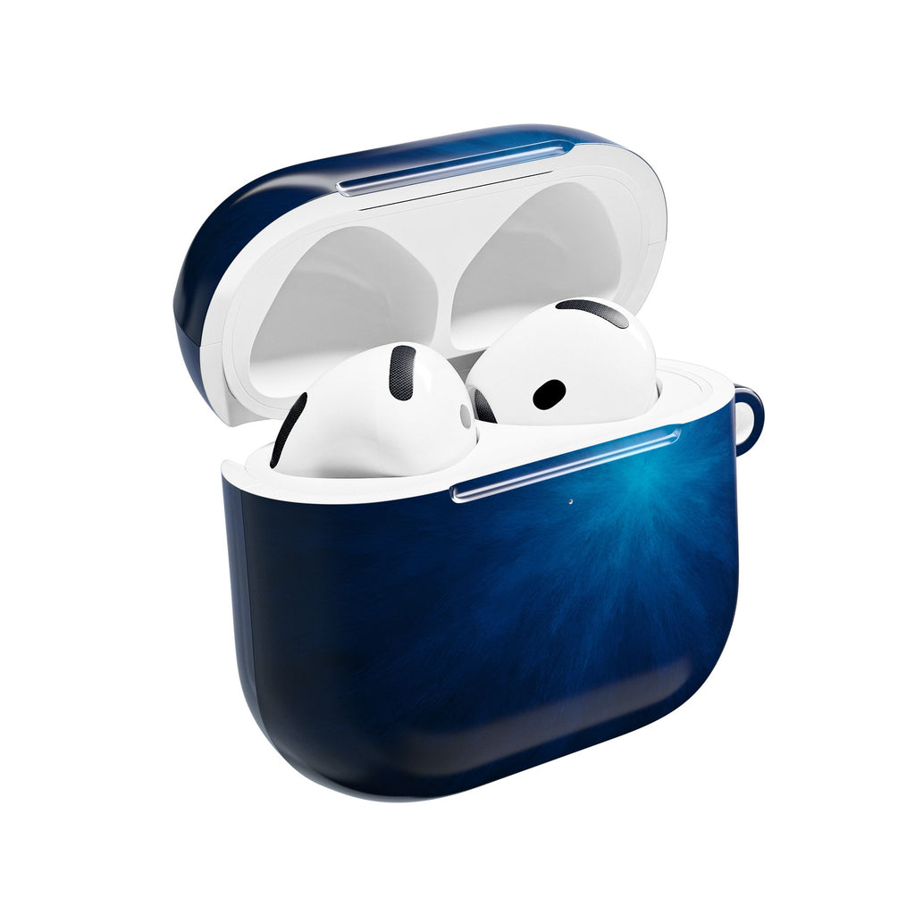 Nebula Blue AirPod Case — Galaxy Burst Protective Case