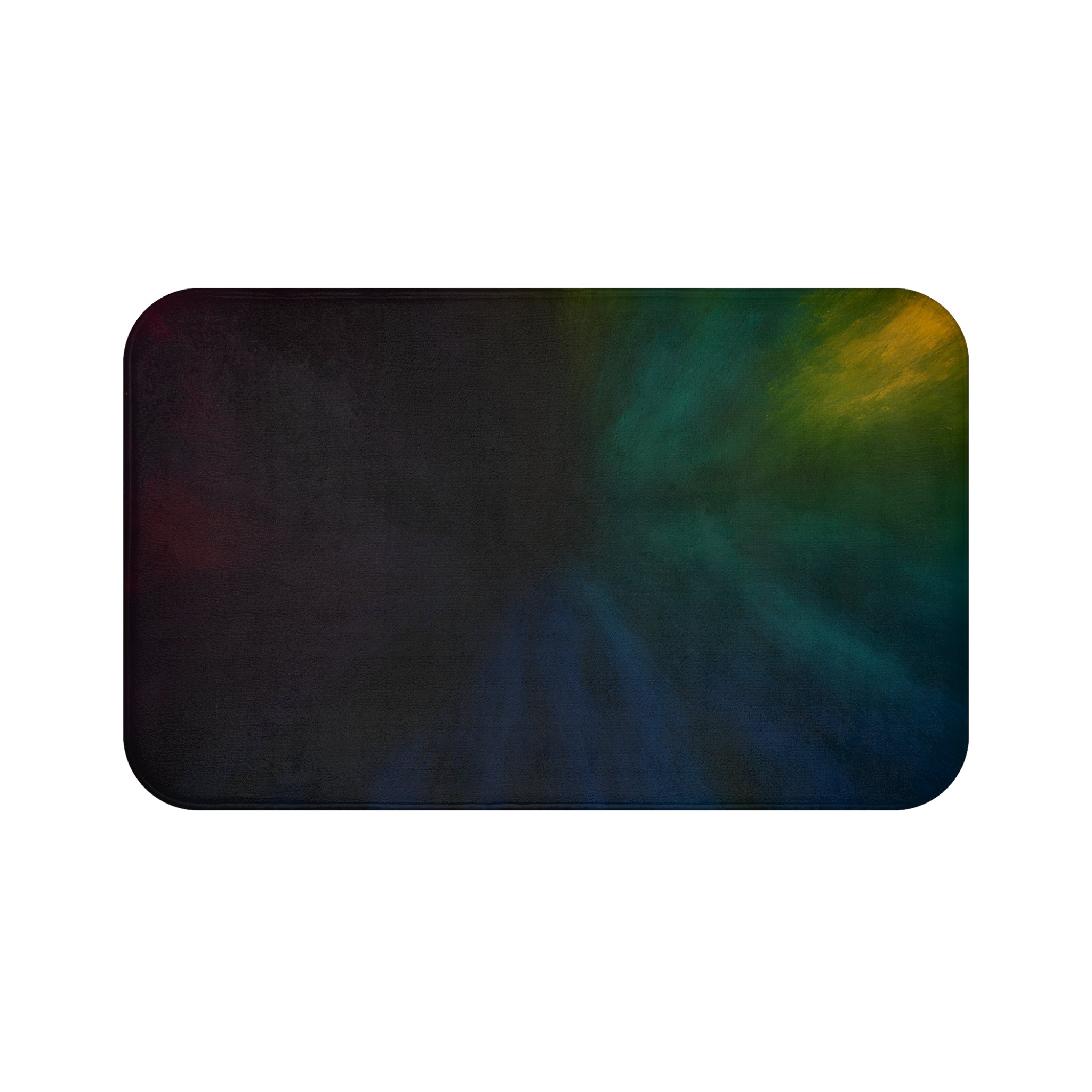 Nebula Gradient Bath Mat — Moody Galaxy Bathroom Rug
