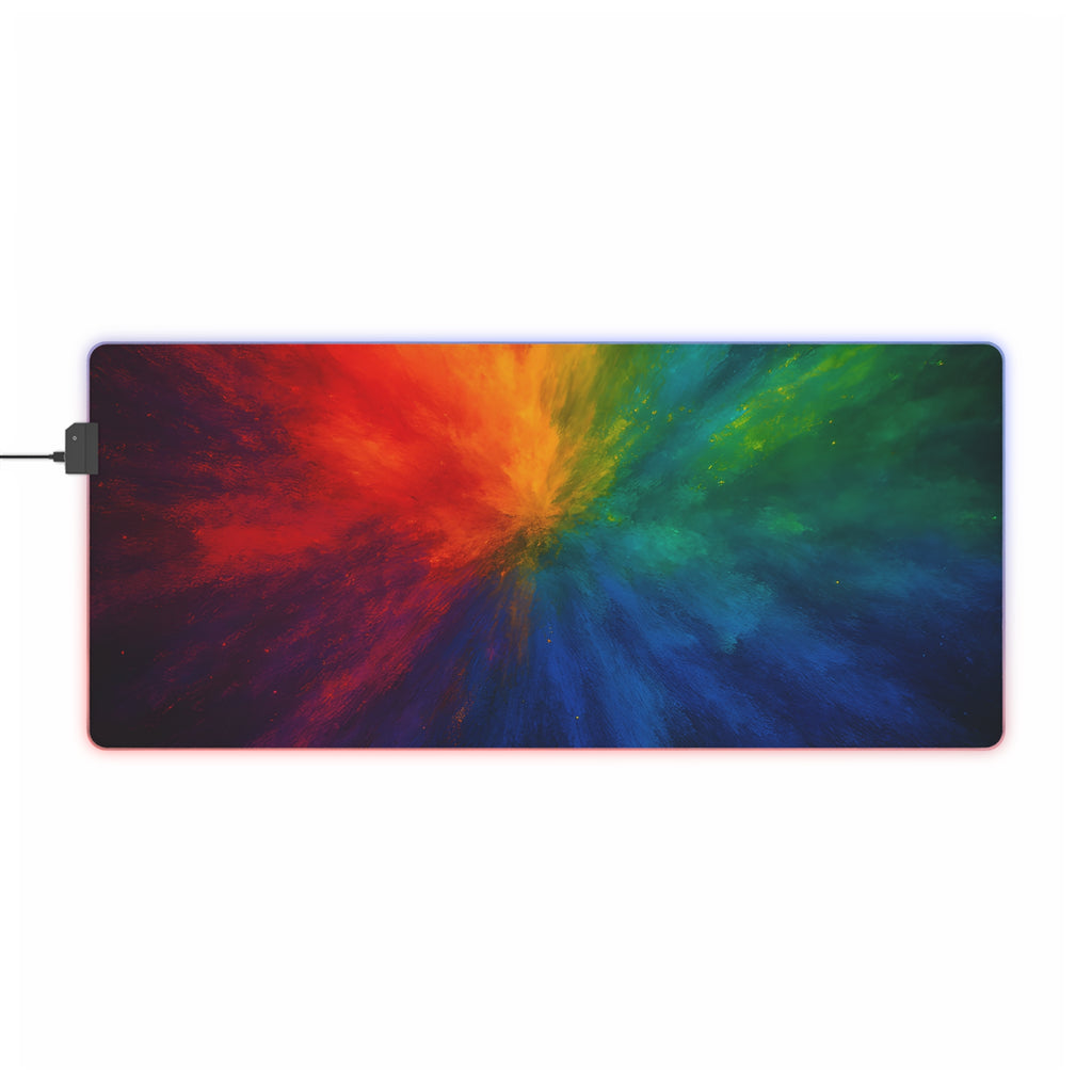 RGB Nebula LED Gaming Mouse Pad — Extended Desk Mat