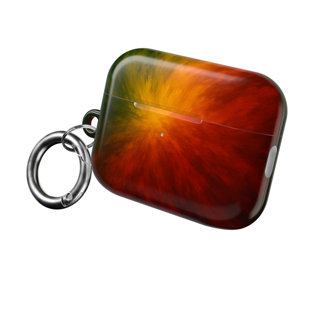 AirPod Case — Red Orange Green Nebula Protective Charging Case