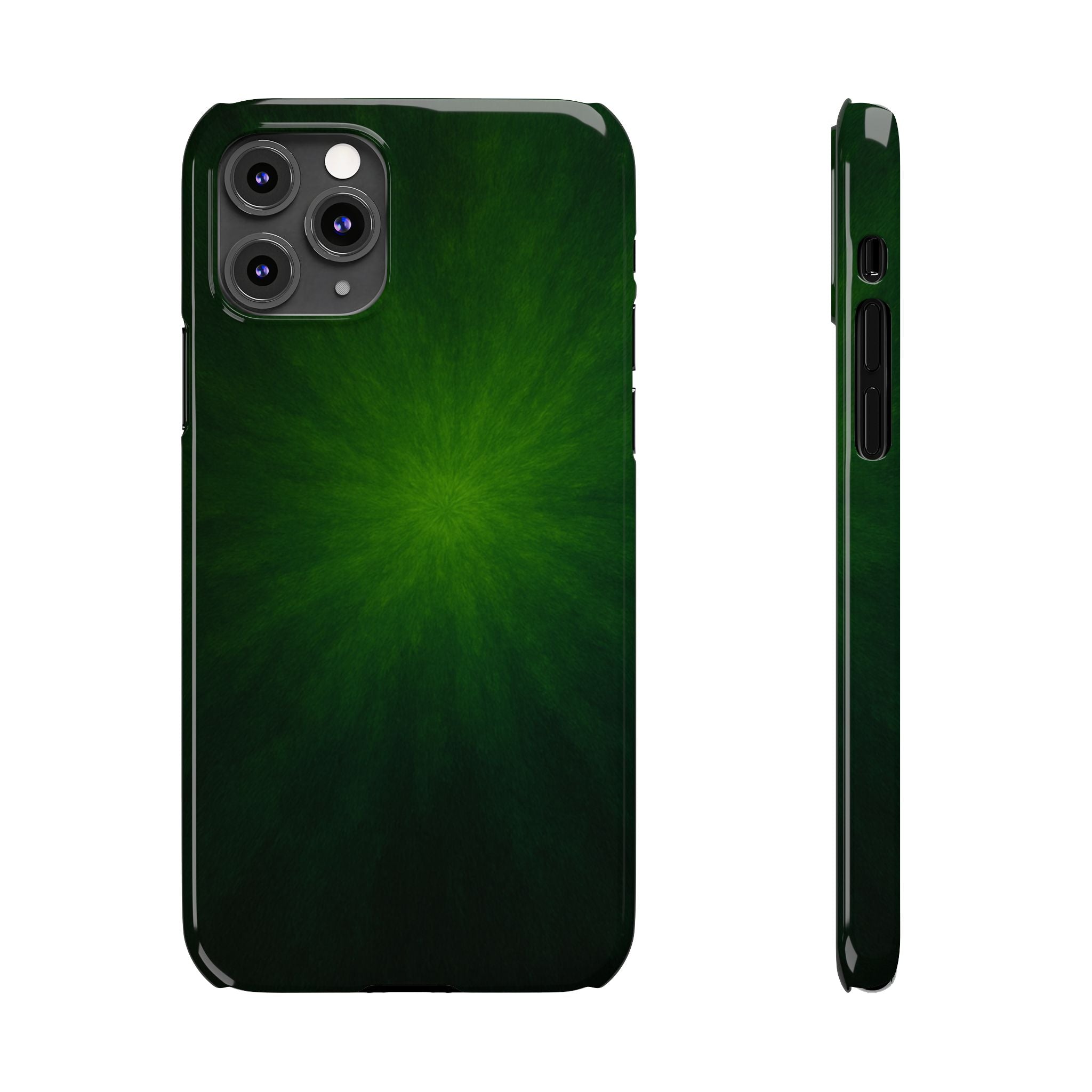 Slim Phone Case — Emerald Burst Gradient Slim Case