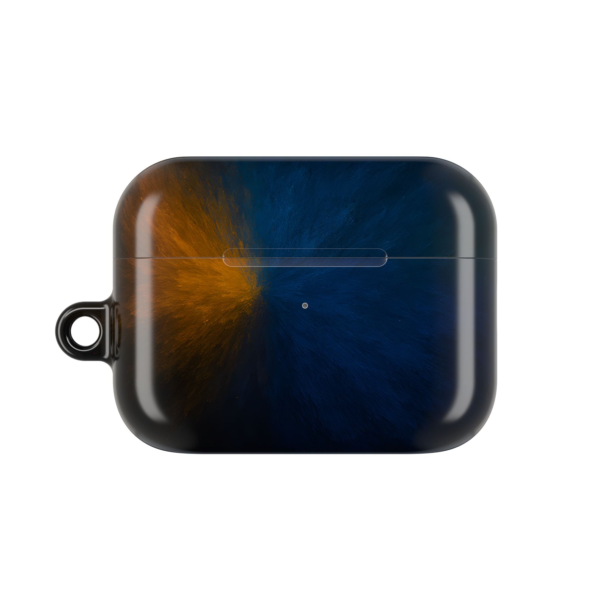 AirPod Case — Blue & Orange Nebula Protective Cover