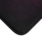 Dark Radiance Bath Mat — Deep Burgundy Glow Bathroom Rug