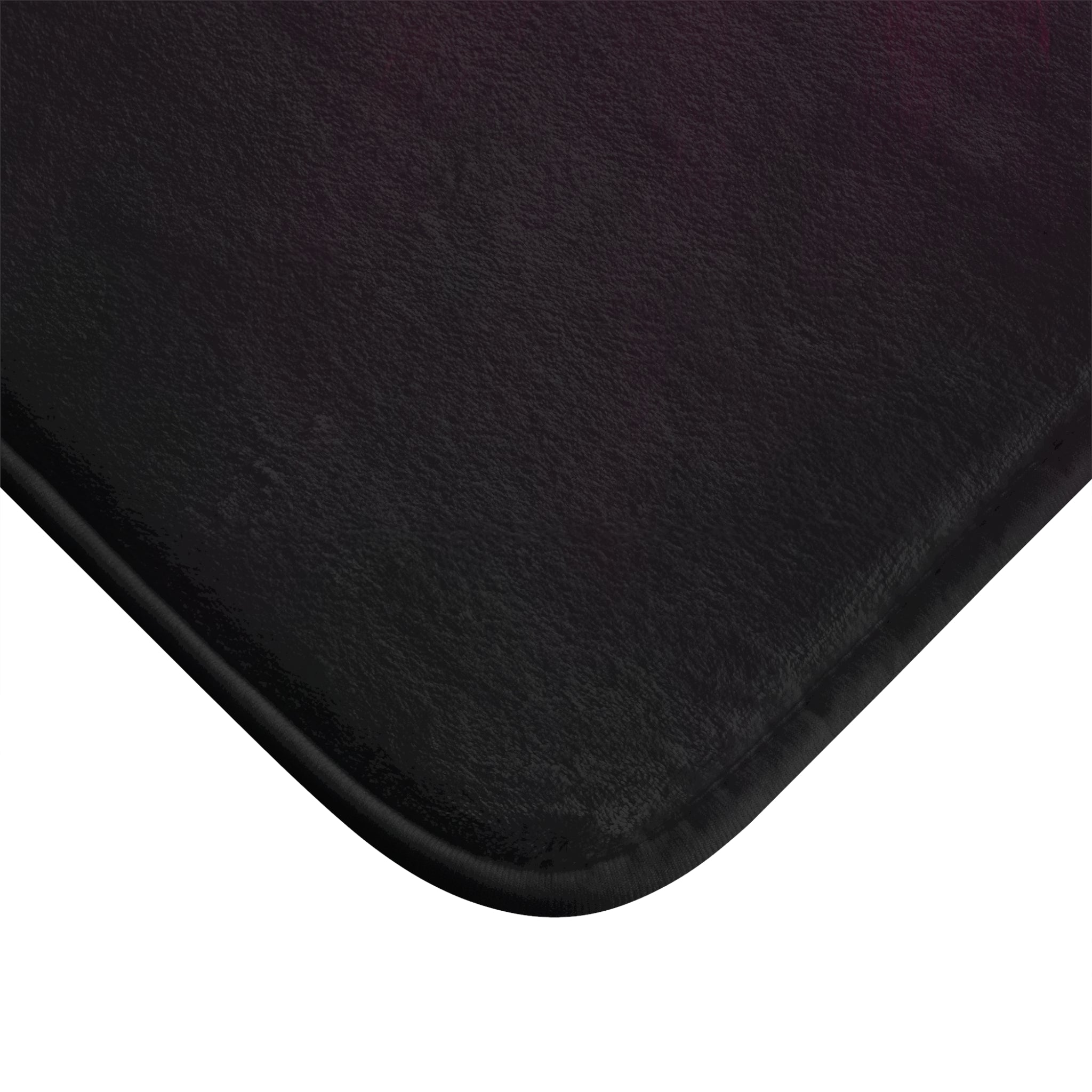 Dark Radiance Bath Mat — Deep Burgundy Glow Bathroom Rug