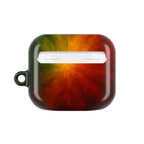 AirPod Case — Red Orange Green Nebula Protective Charging Case