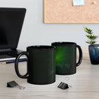 Green Aura Mug — Mystical Glow Coffee Cup (11oz & 15oz)