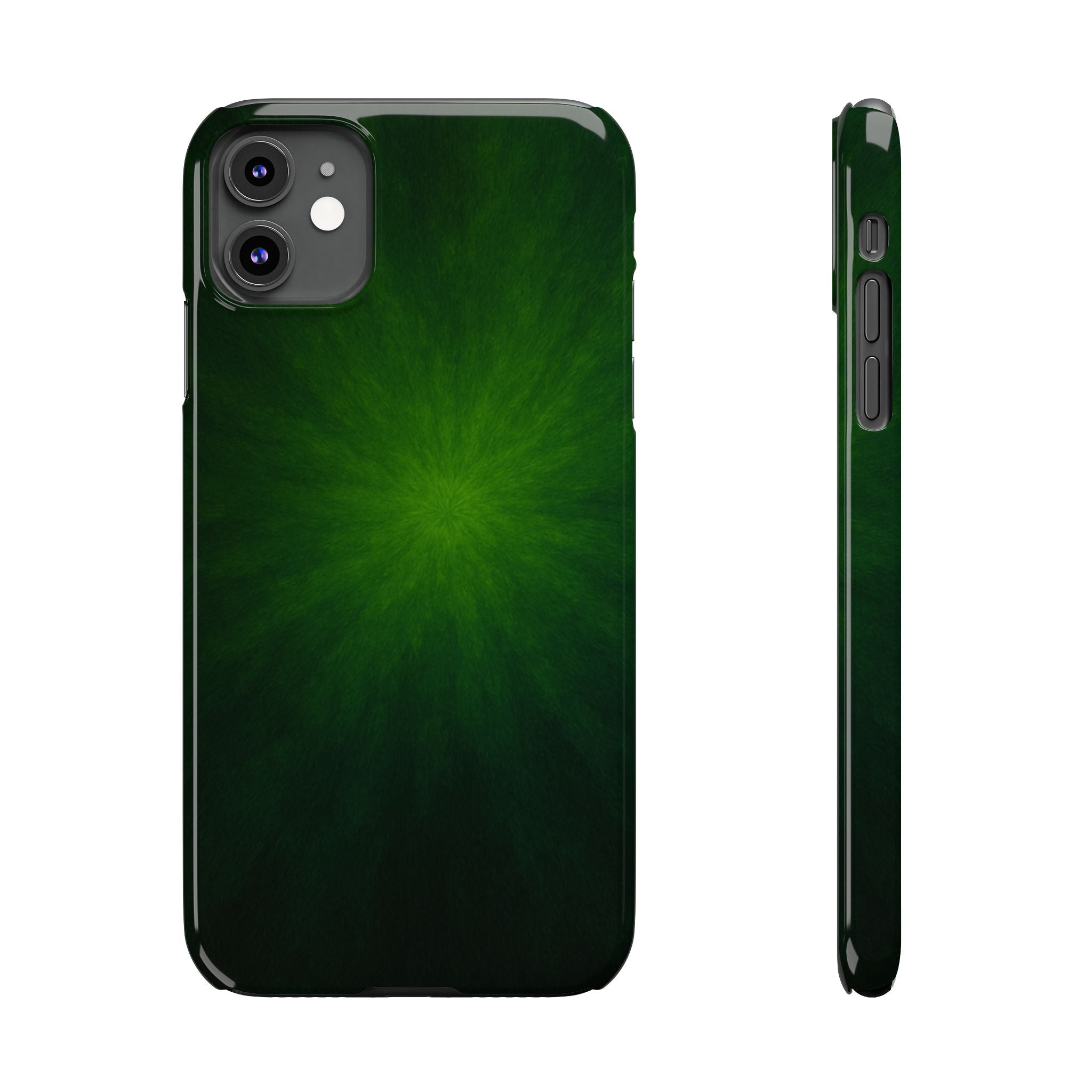 Slim Phone Case — Emerald Burst Gradient Slim Case