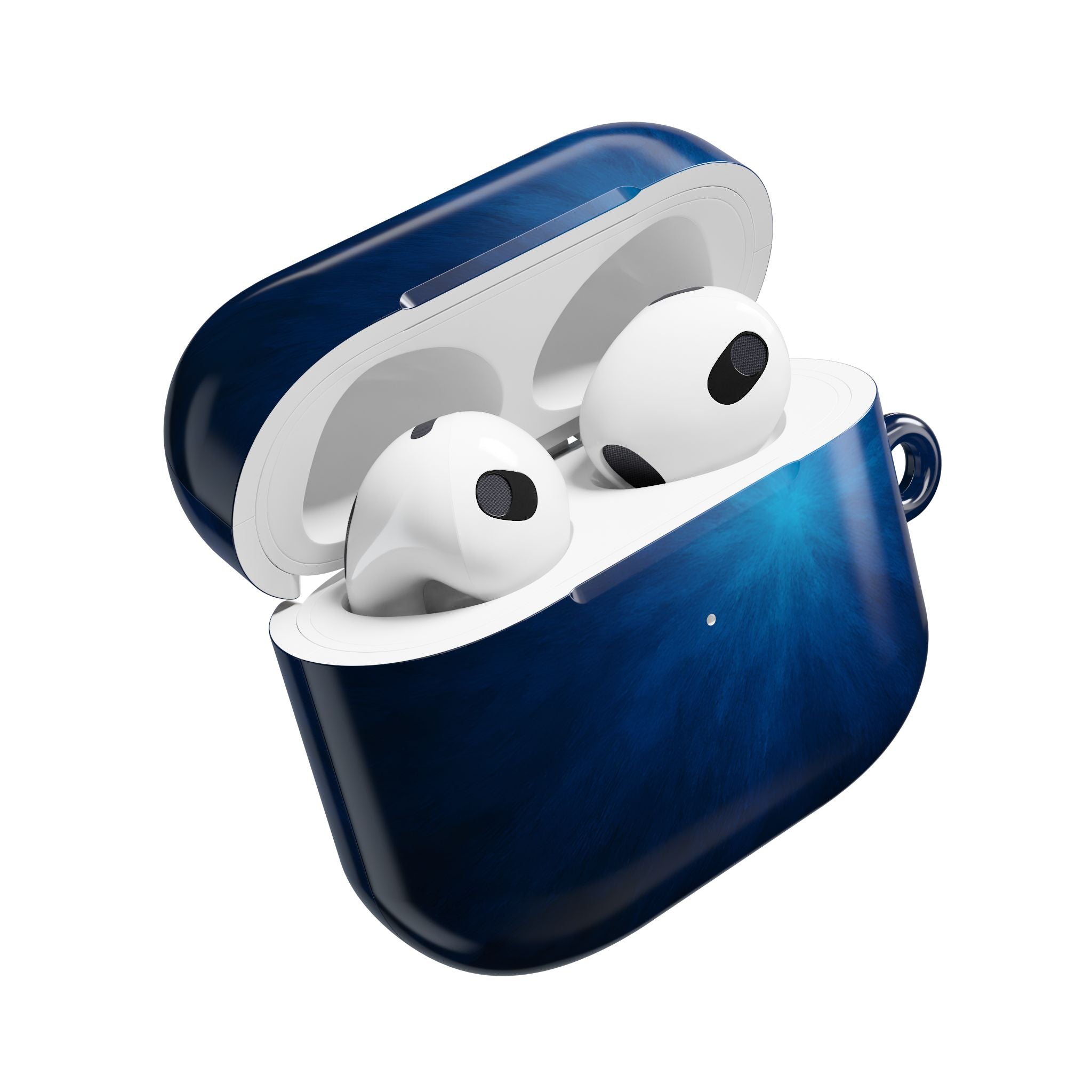 Nebula Blue AirPod Case — Galaxy Burst Protective Case