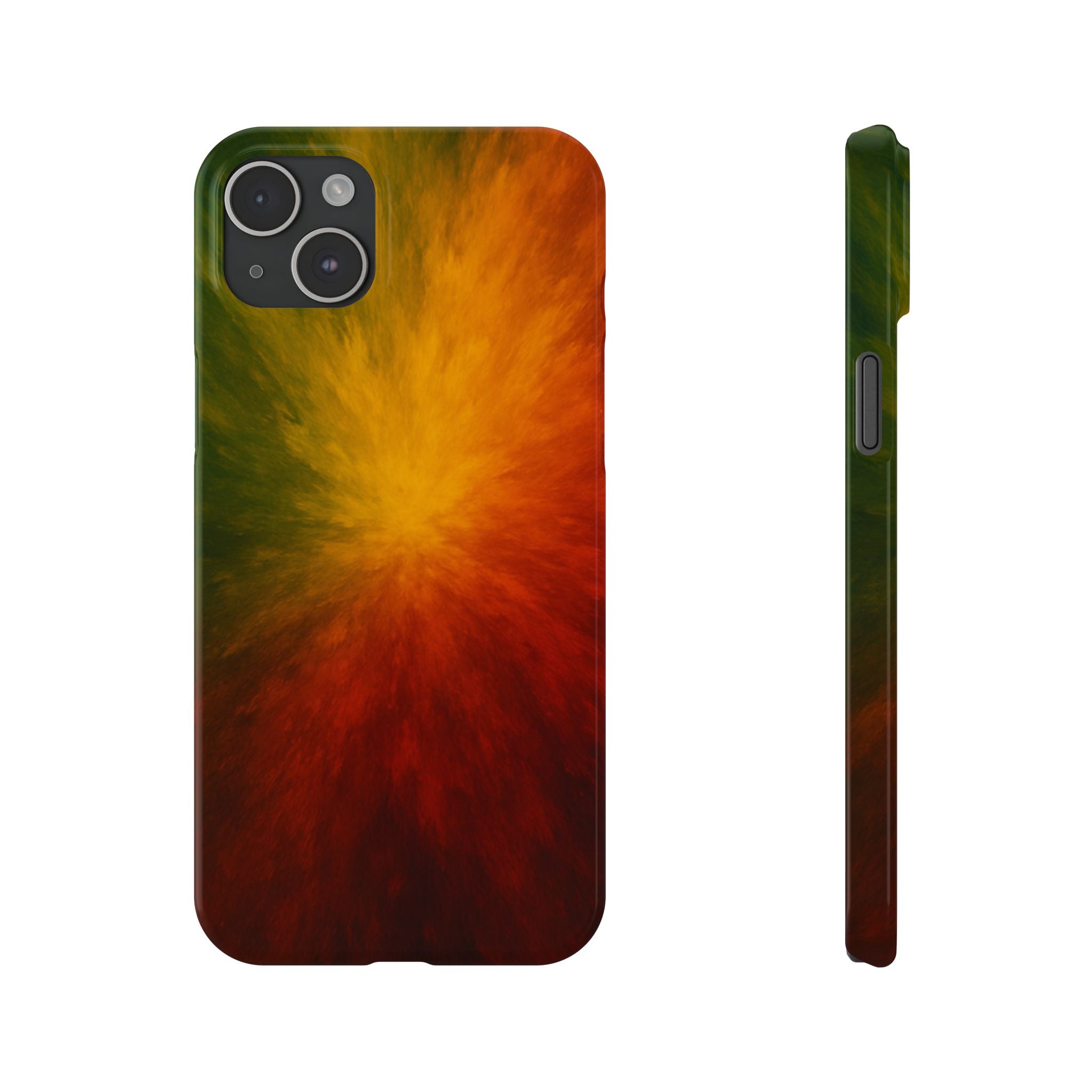 Autumn Burst Slim Phone Case — Fall Color Explosion Phone Cover