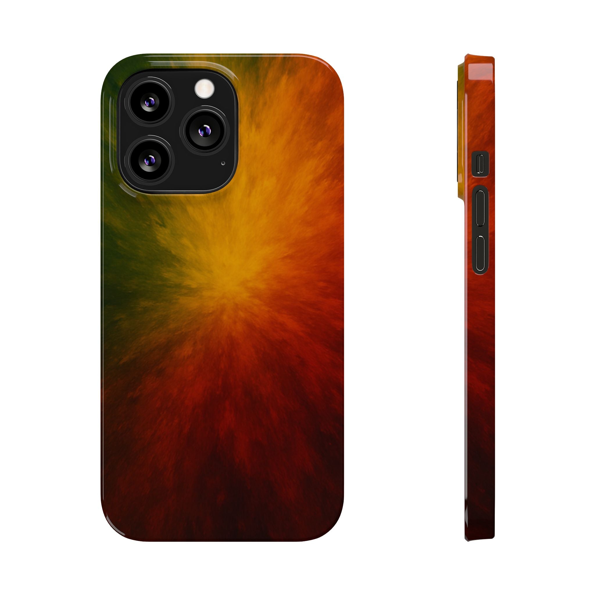 Autumn Burst Slim Phone Case — Fall Color Explosion Phone Cover
