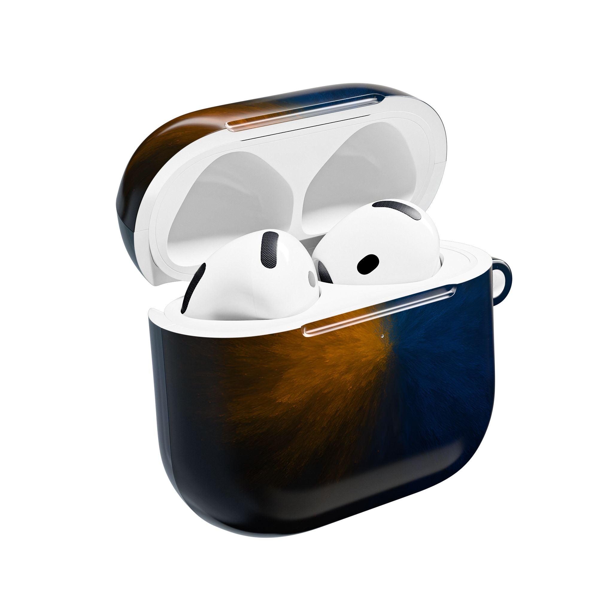 AirPod Case — Blue & Orange Nebula Protective Cover